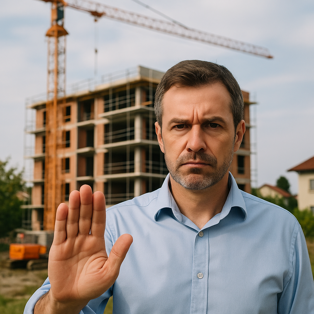 Symbolbild für Nachbarwiderspruch im Baurecht